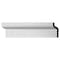 Ekena Millwork SAMPLE - 8 3/8"H x 3 3/4"P x 9"F x 12"L, (6 7/8" Repeat), Bedford Crown Moulding SAMPLE-MLD08X03X09BE - alternate 1
